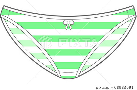しましまパンツのイラスト素材