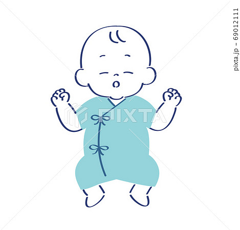 新生児のイラスト素材 新生児のイラスト素材