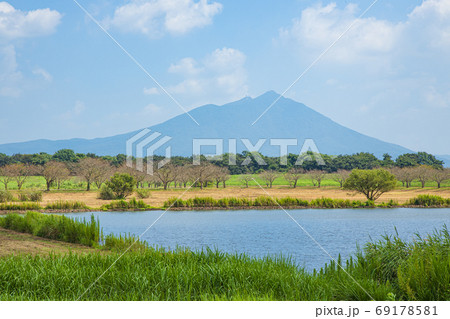 筑波山の写真素材