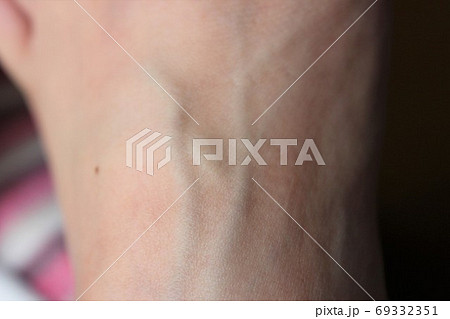 血管浮き出るの写真素材