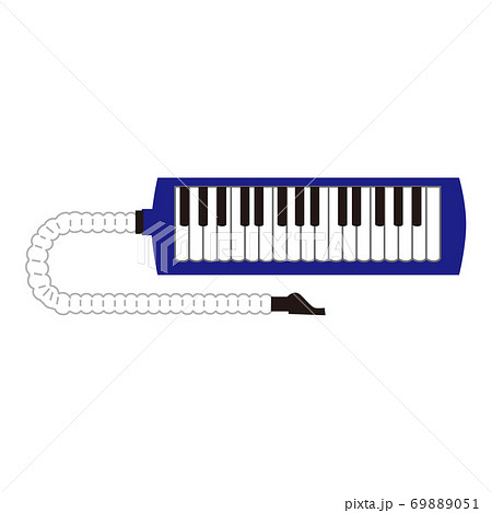 鍵盤ハーモニカのイラスト素材