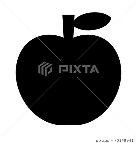りんご アイコンの写真素材