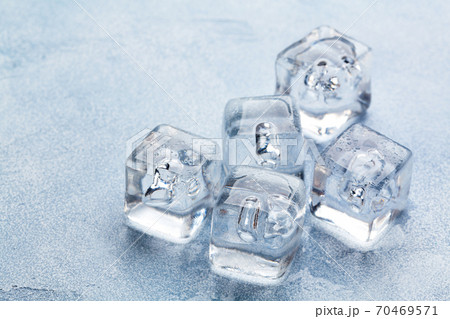 氷 テクスチャ かっこいいの写真素材