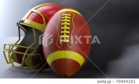 アメフト アメリカンフットボール のイラスト素材集 ピクスタ
