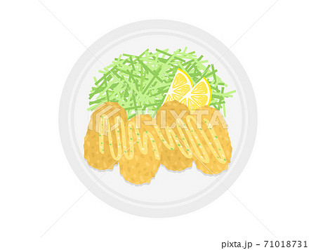 カキフライのイラスト素材