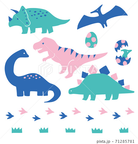 恐竜 たまご 卵 動物のイラスト素材