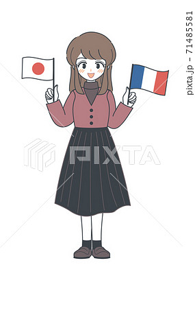 フランス国旗のイラスト素材集 ピクスタ