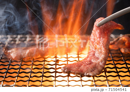 焼き肉の写真素材