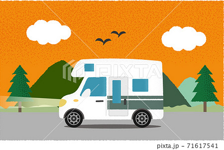 キャンピングカーのイラスト素材集 ピクスタ