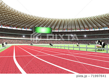 陸上のイラスト素材