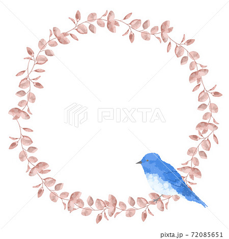 丸枠 デザイン 額縁のイラスト素材