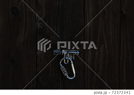 和錠 錠 黒色 カギの写真素材