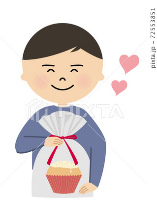 子供 人物 プレゼント あげるのイラスト素材