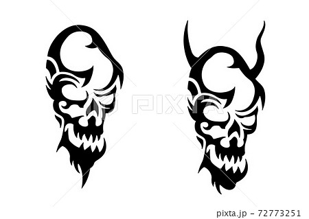 タトゥーデザインのイラスト素材