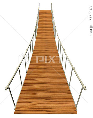 吊り橋のイラスト素材