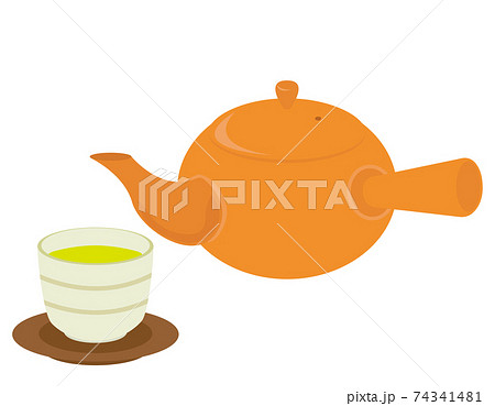 湯呑み茶碗のイラスト素材