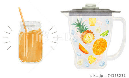 スムージーのイラスト素材