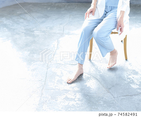 素足の写真素材