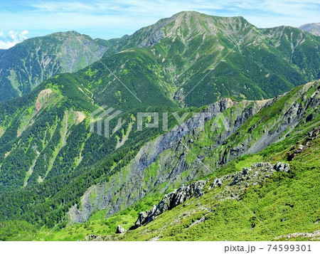 小河内岳の写真素材