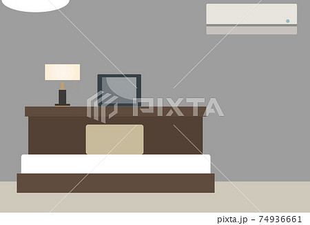 ホテル内装のイラスト素材