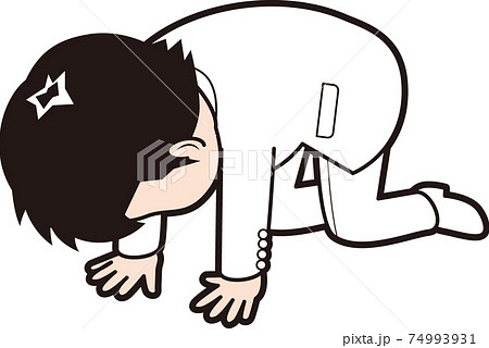 うなだれるのイラスト素材