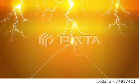 雷 稲妻のイラスト素材集 ピクスタ