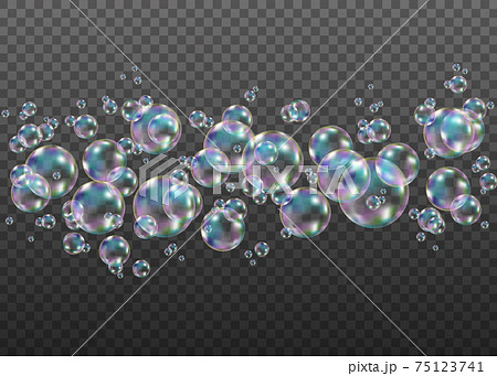 泡沫のイラスト素材