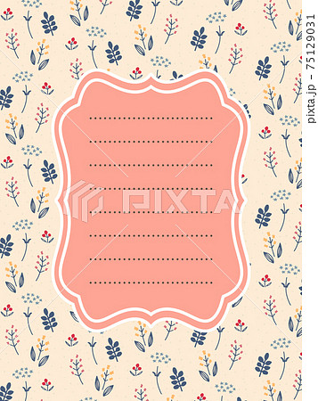 手紙 メッセージ 封筒 かわいい イラストの写真素材