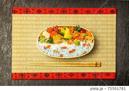 キャラ弁の写真素材