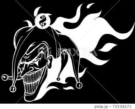 ハーレクイン ジョーカーのイラスト素材