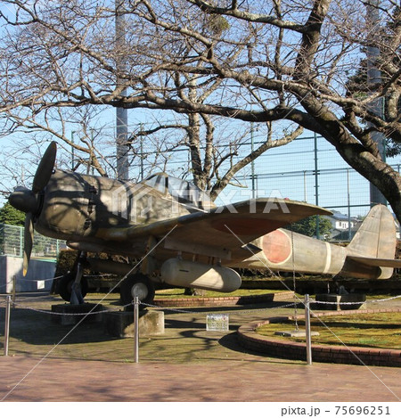 飛行機 戦闘機 隼 日本陸軍の写真素材
