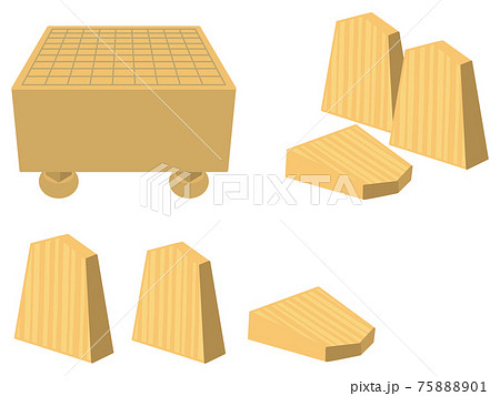 将棋盤のイラスト素材