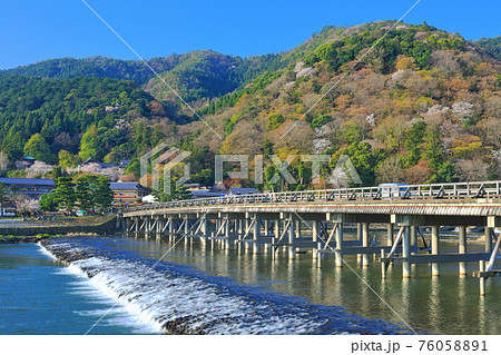 渡月橋の写真素材