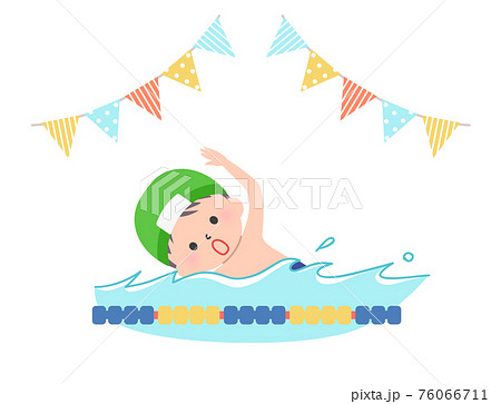 クロールのイラスト素材