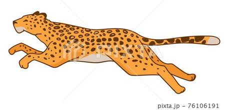 チーター ヒョウ イラスト 可愛いのイラスト素材 チーター ヒョウ イラスト 可愛いのイラスト素材