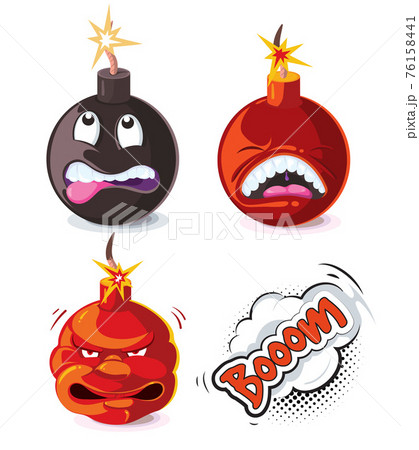 エフェクト 効果 爆発 アニメの写真素材