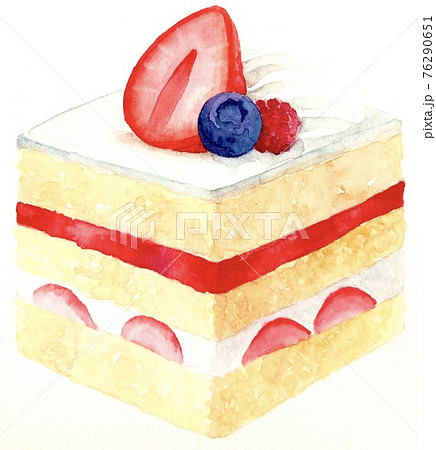 ショートケーキのイラスト素材集 ピクスタ