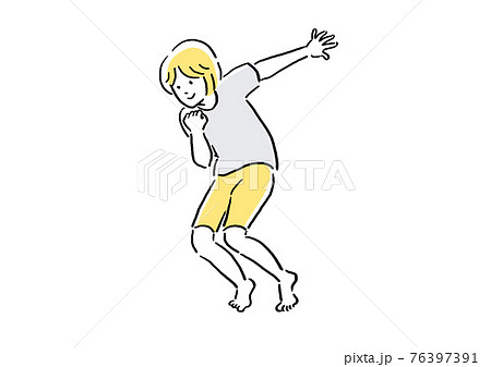 ダンス 運動会のイラスト素材