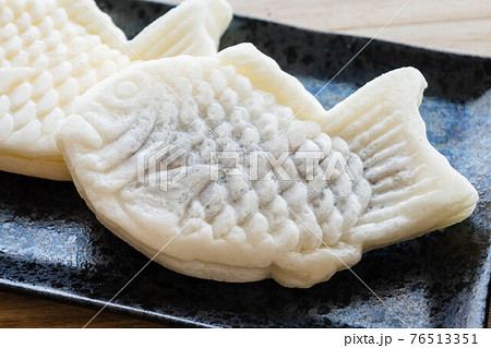 白鯛焼きの写真素材