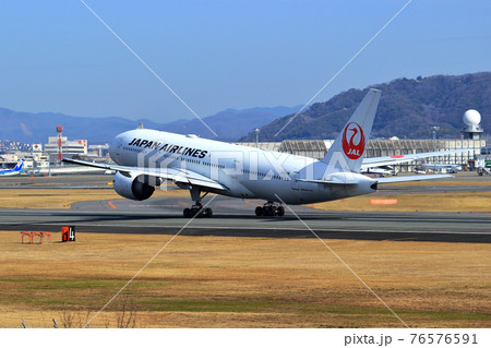 Jal 飛行機の写真素材