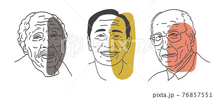 バックグランド 外国人 クール かっこいいのイラスト素材