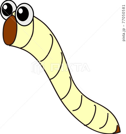 ミルワームの写真素材