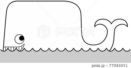 クジラ 白黒 イラスト 鯨のイラスト素材 クジラ 白黒 イラスト 鯨のイラスト素材
