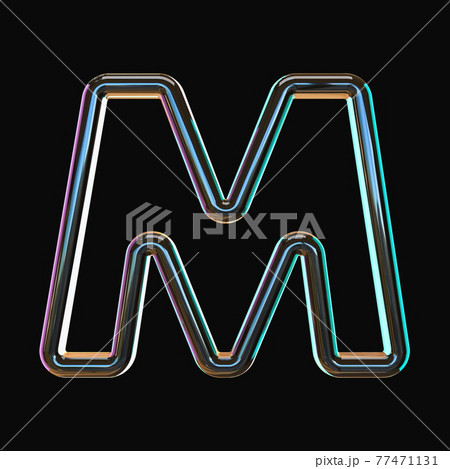 M アルファベット 飾り 文字のイラスト素材