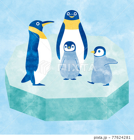 ペンギン かわいい イラスト 動物のイラスト素材