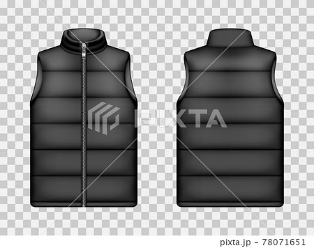 Blank Black Women Racerback Tanktop Mockup, Front and Back View