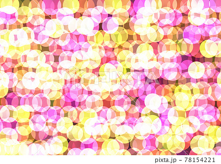 水玉模様 円 水玉 ビビッドカラーのイラスト素材