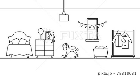 おもちゃ箱のイラスト素材集 ピクスタ