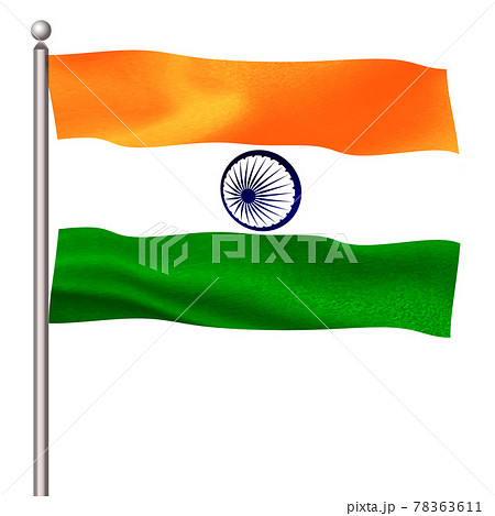 インド 国旗のイラスト素材集 ピクスタ