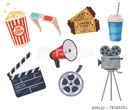 ムービーのイラスト素材